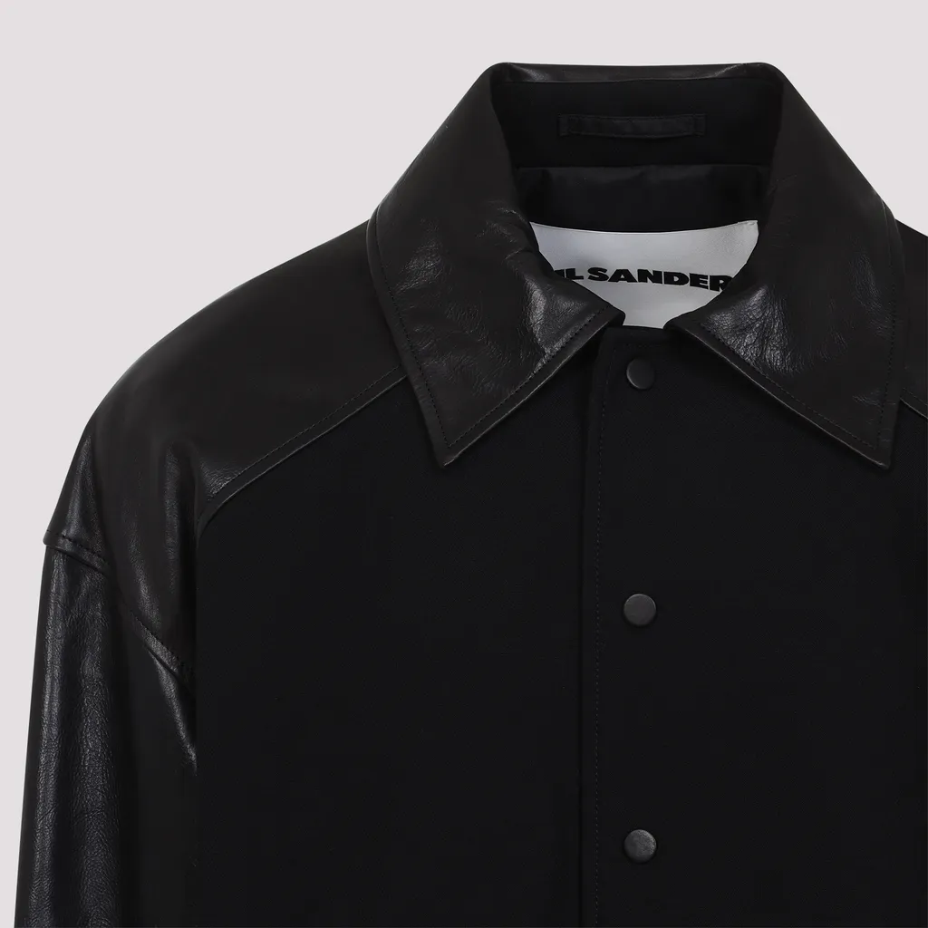 Panelled Button-Up Jacket
