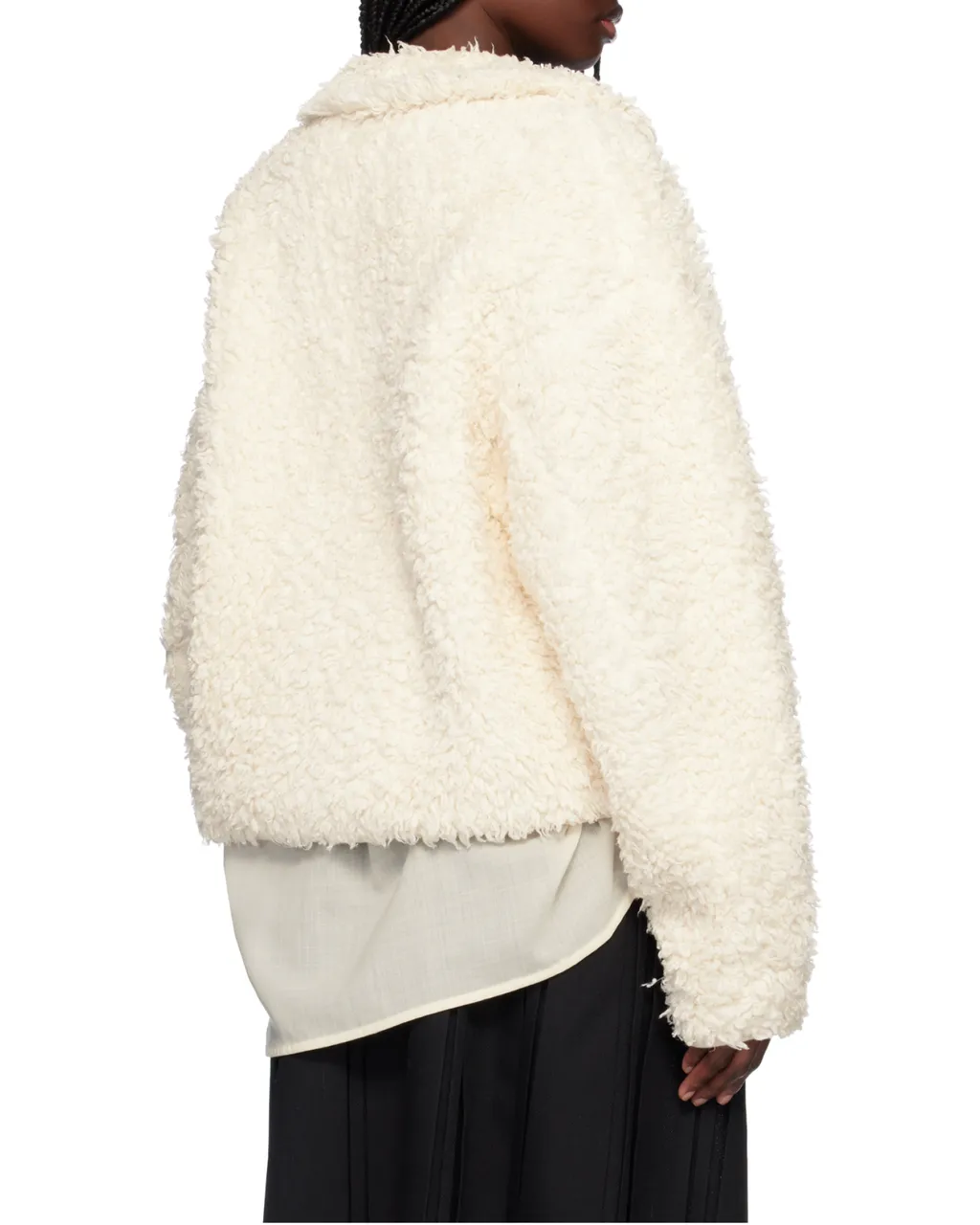 Stand-Up Collar Fleece Jacket