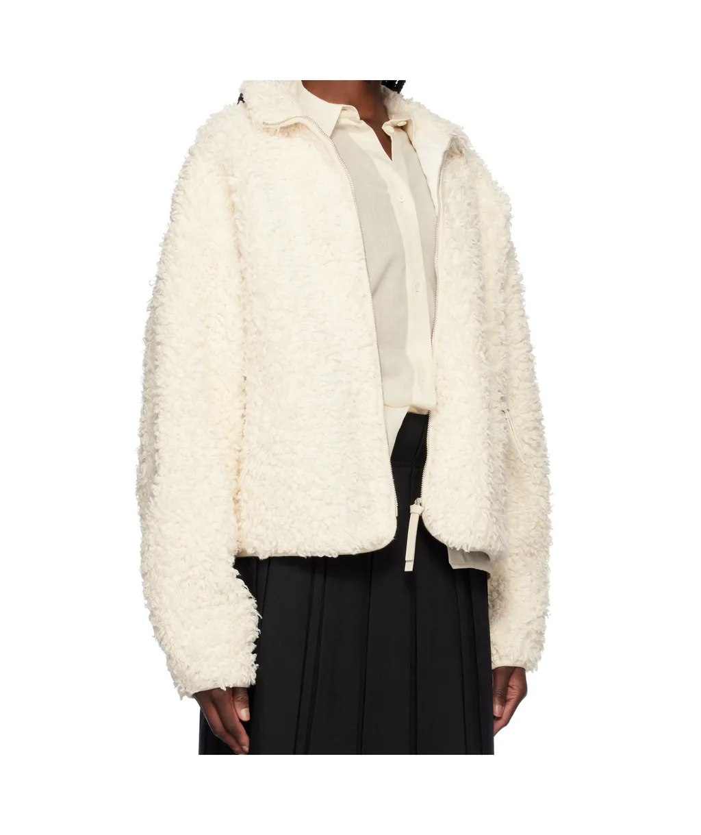 Stand-Up Collar Fleece Jacket