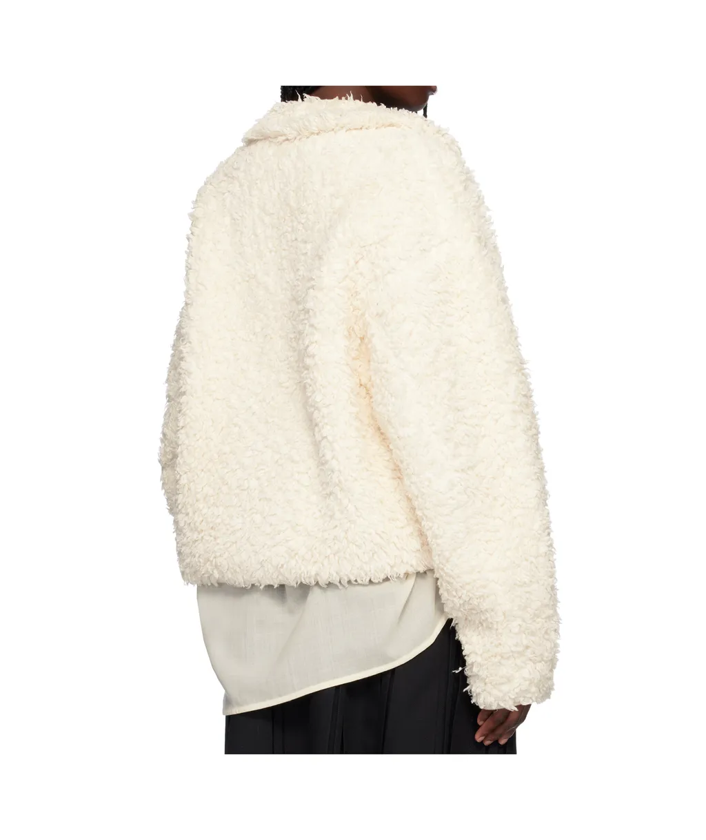Stand-Up Collar Fleece Jacket