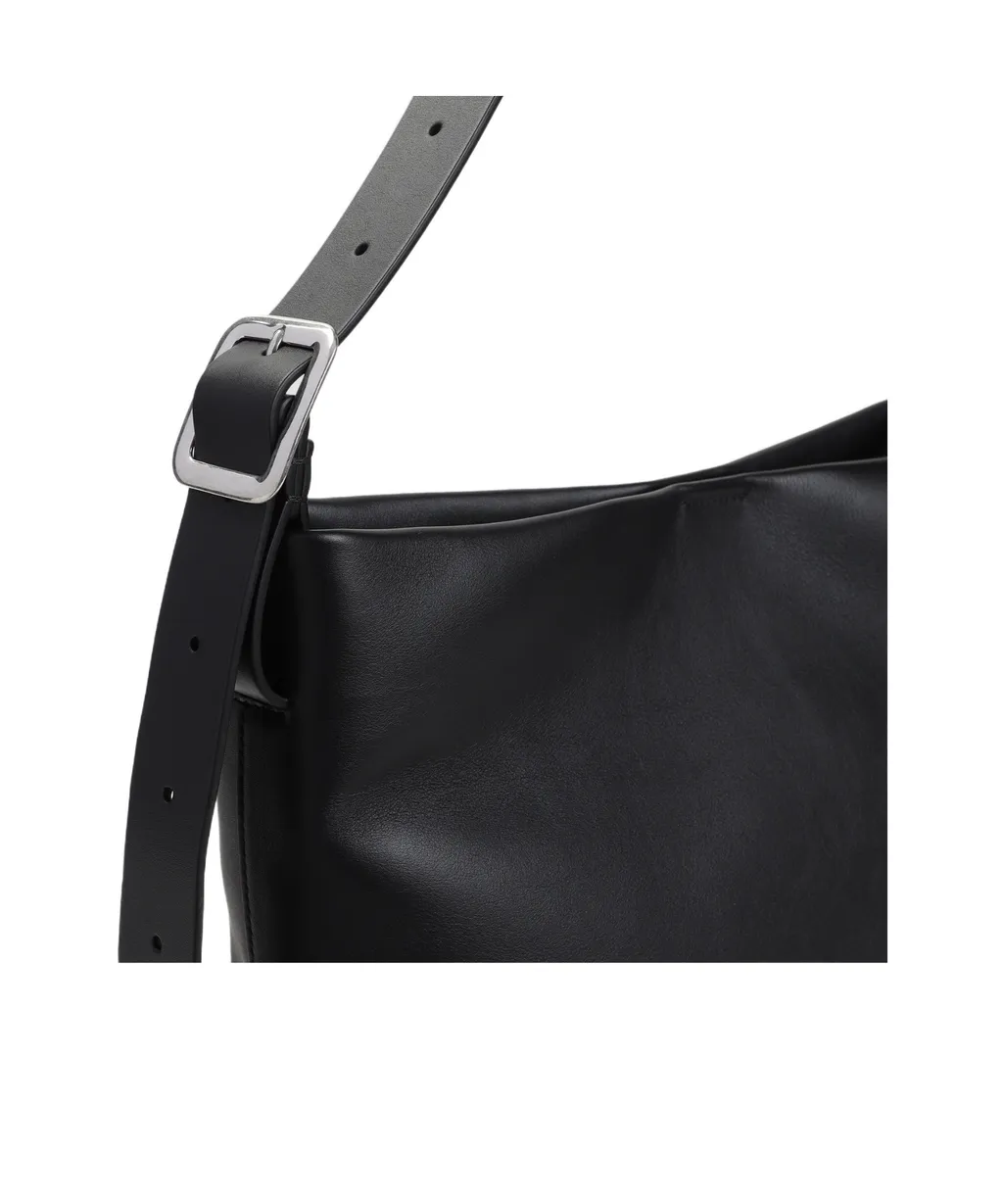 Belt Fastened Hobo Bag