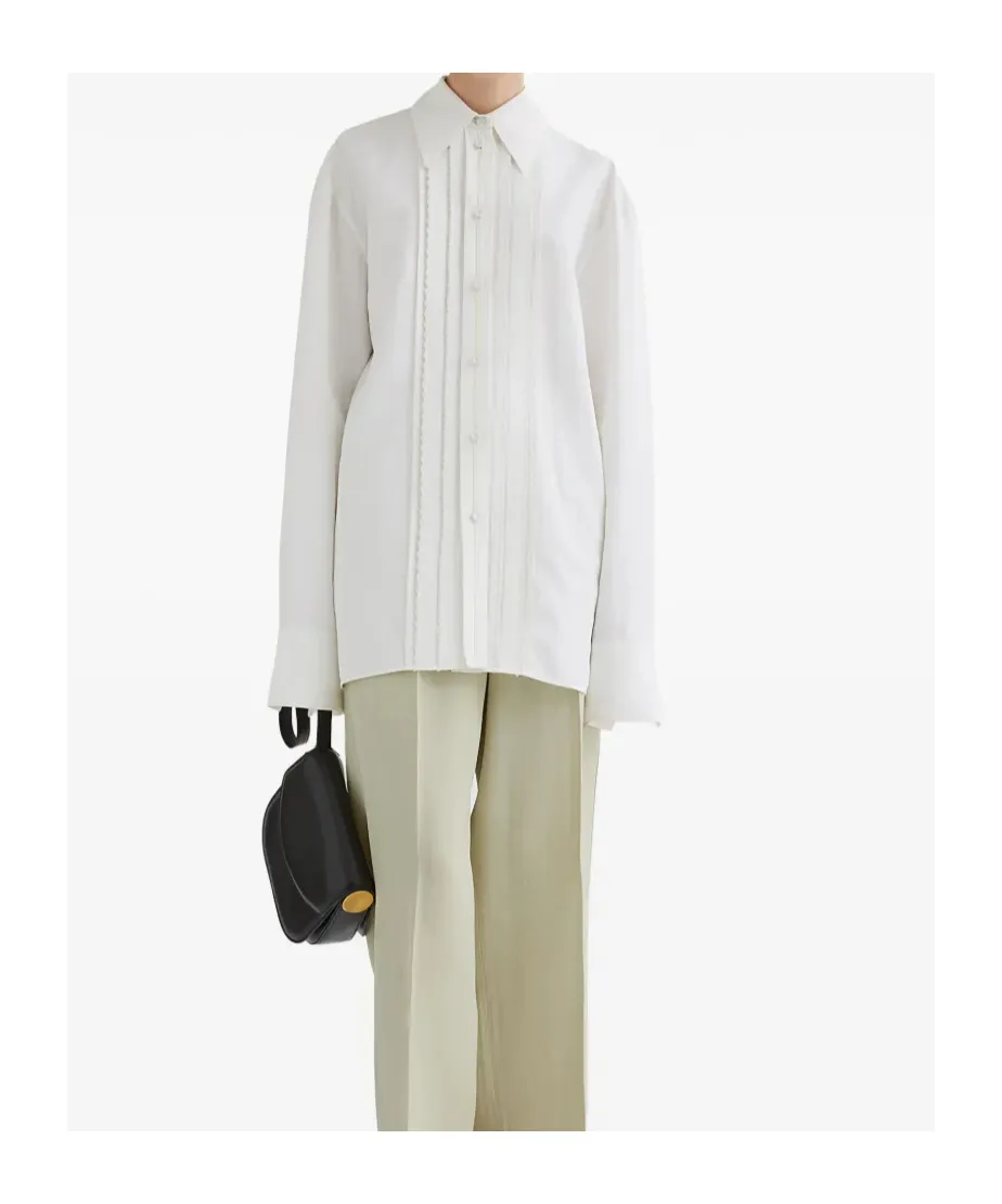 Pleated Long Sleeves Shirt