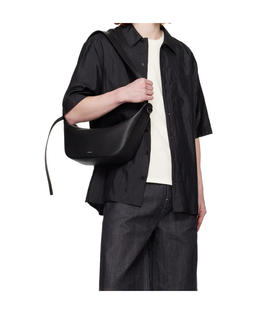 Short-Sleeved Satin Shirt