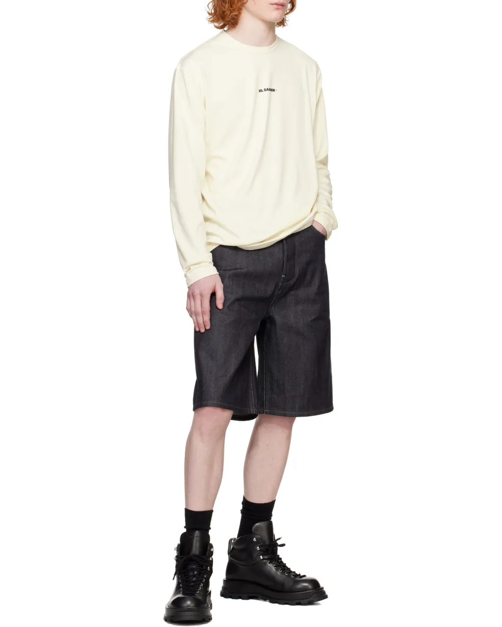 Logo Printed Long-Sleeved T-Shirt