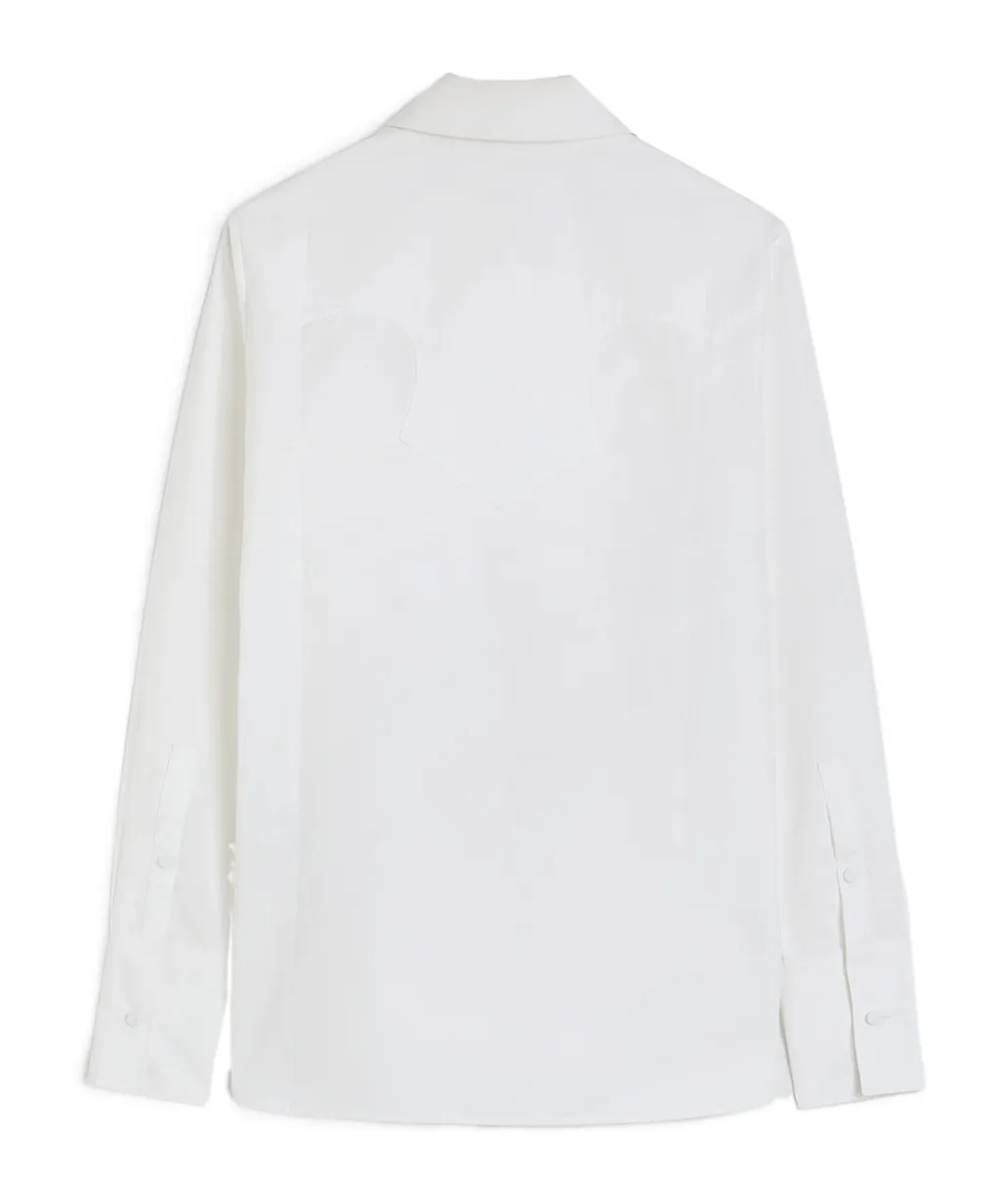 Tie Poplin Shirt