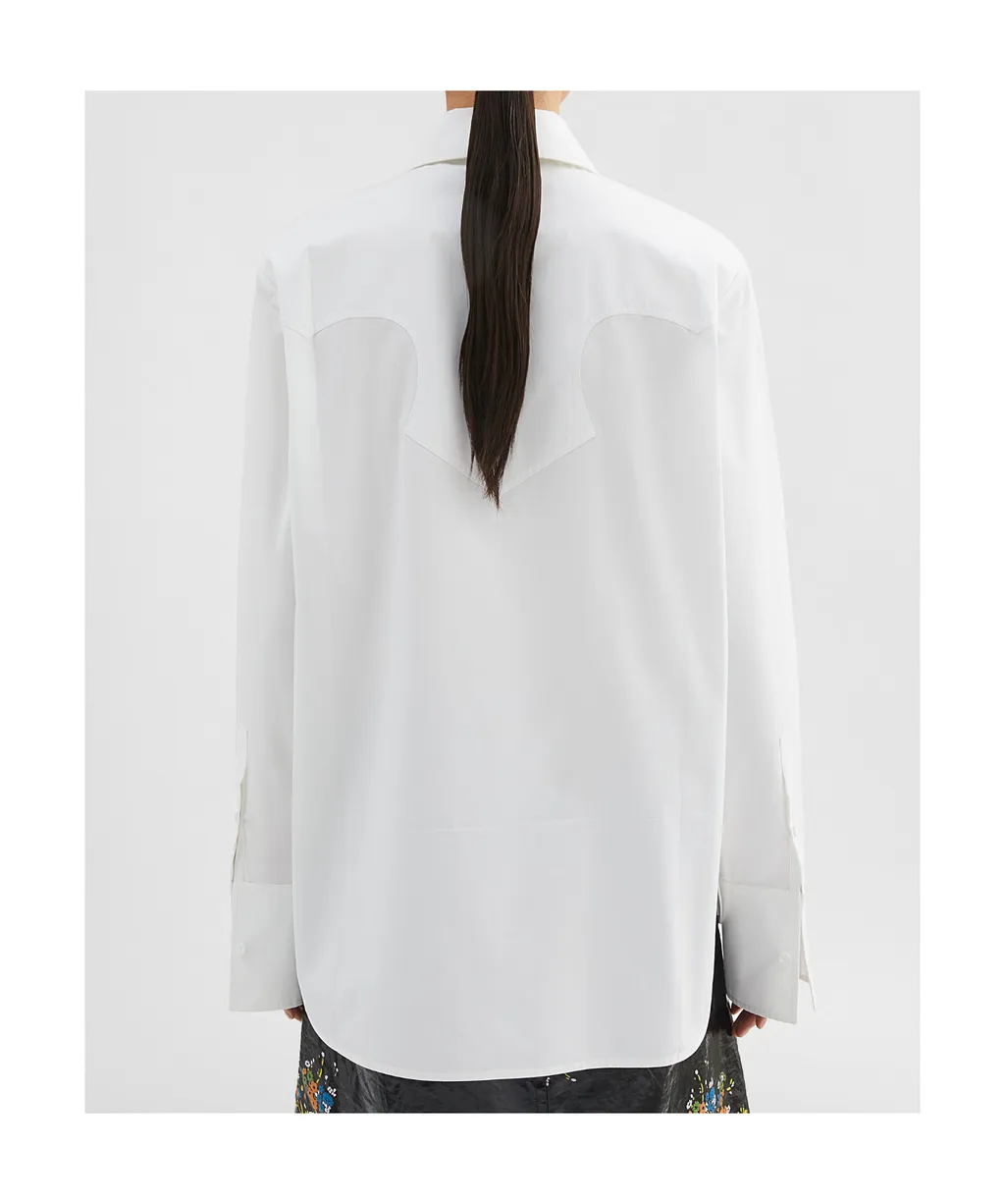 Tie Poplin Shirt