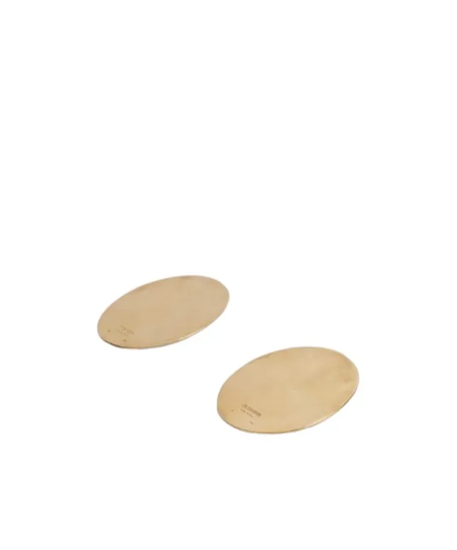 Engraved-Logo Earrings