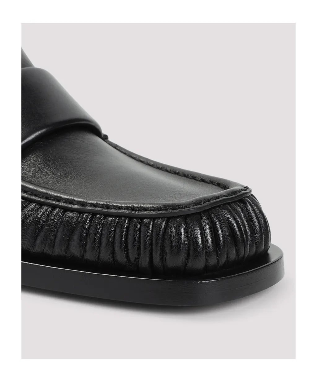 Square Toe Slip-On Loafers