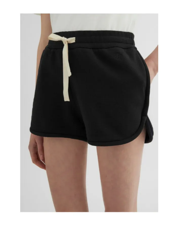 Logo Embroidered Drawstring Shorts