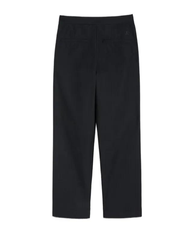 Mid-Rise Tapered-Leg Trousers