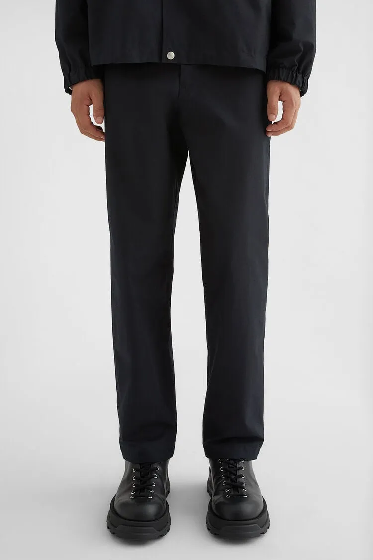Mid-Rise Tapered-Leg Trousers