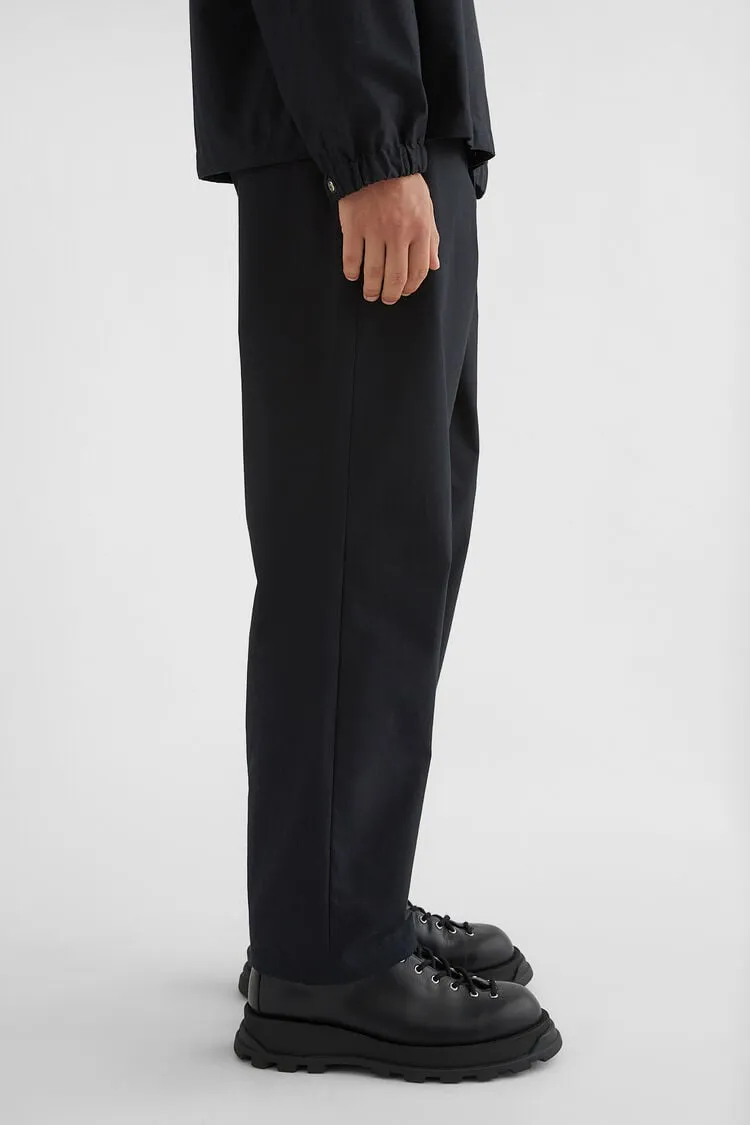 Mid-Rise Tapered-Leg Trousers