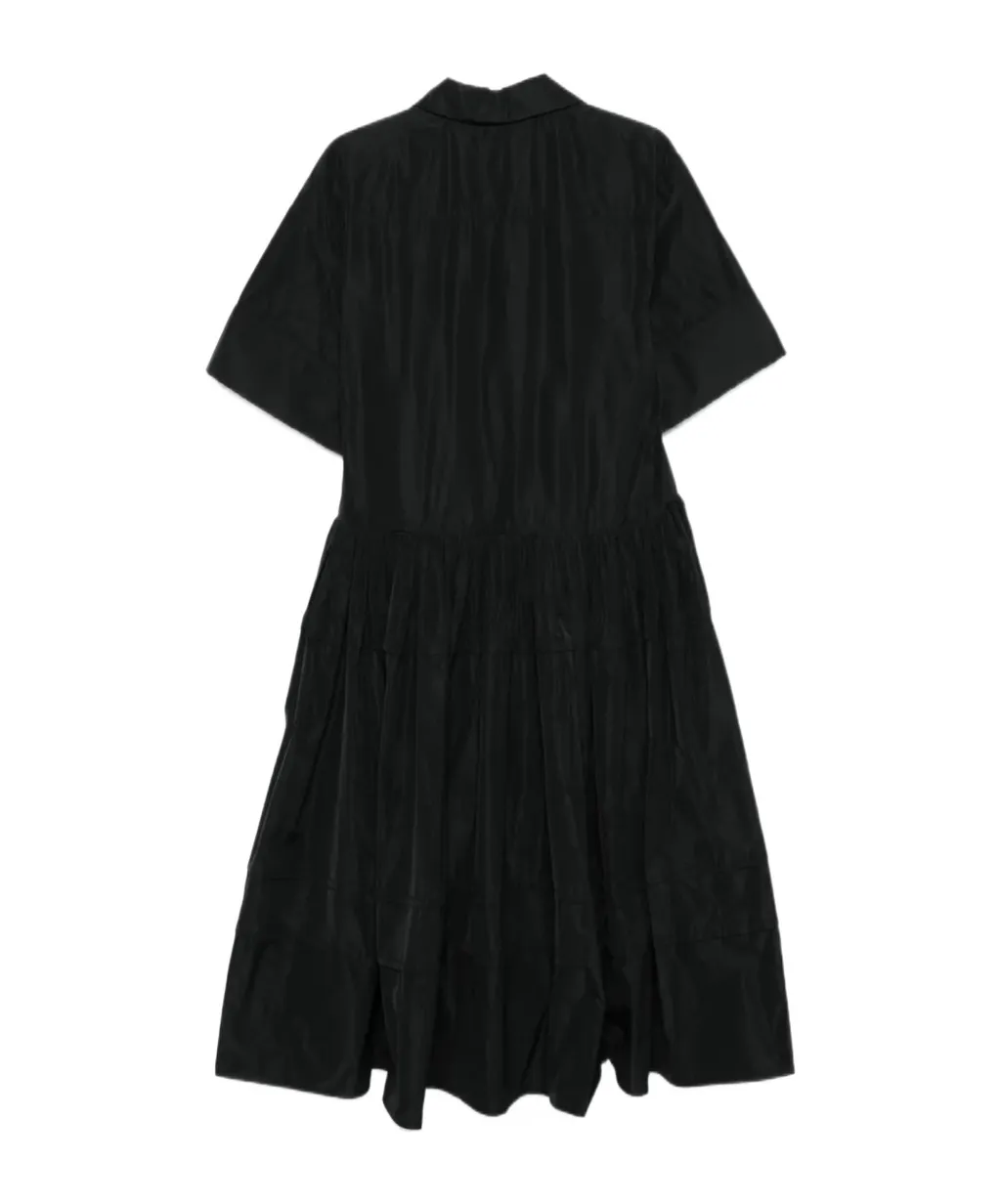Short-Sleeved Midi Dress