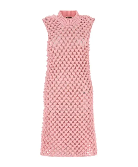Crochet Crewneck Dress