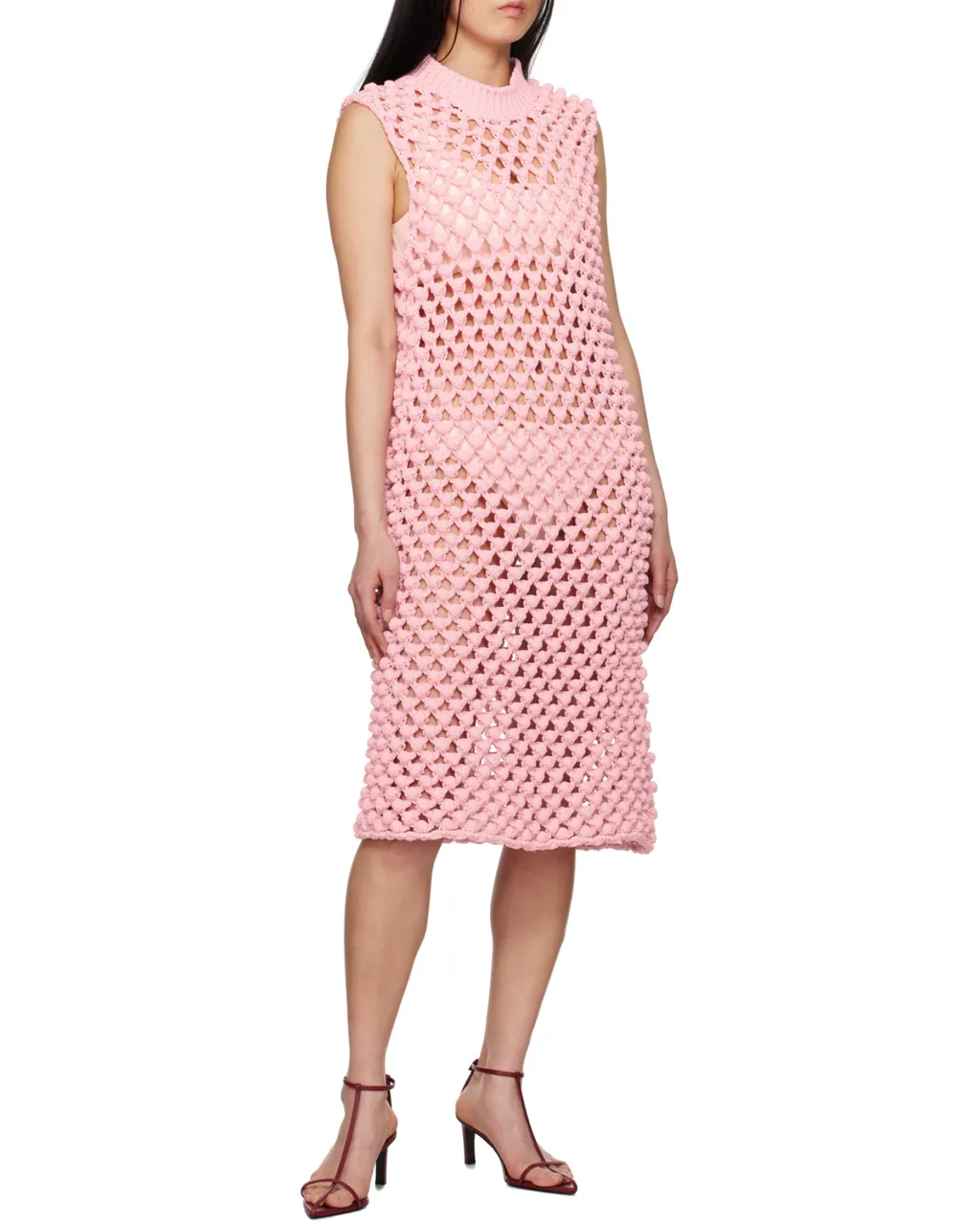 Crochet Crewneck Dress