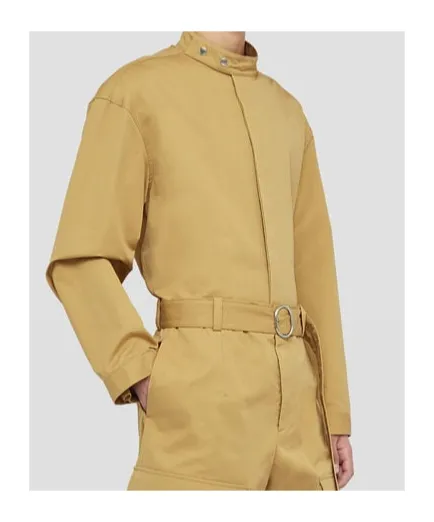 Button-Down Collar Jacket