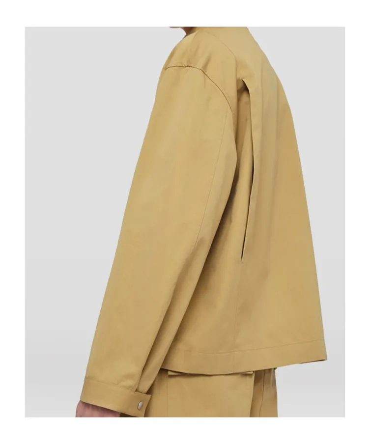 Button-Down Collar Jacket