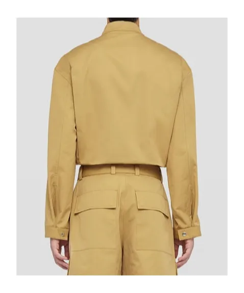 Button-Down Collar Jacket