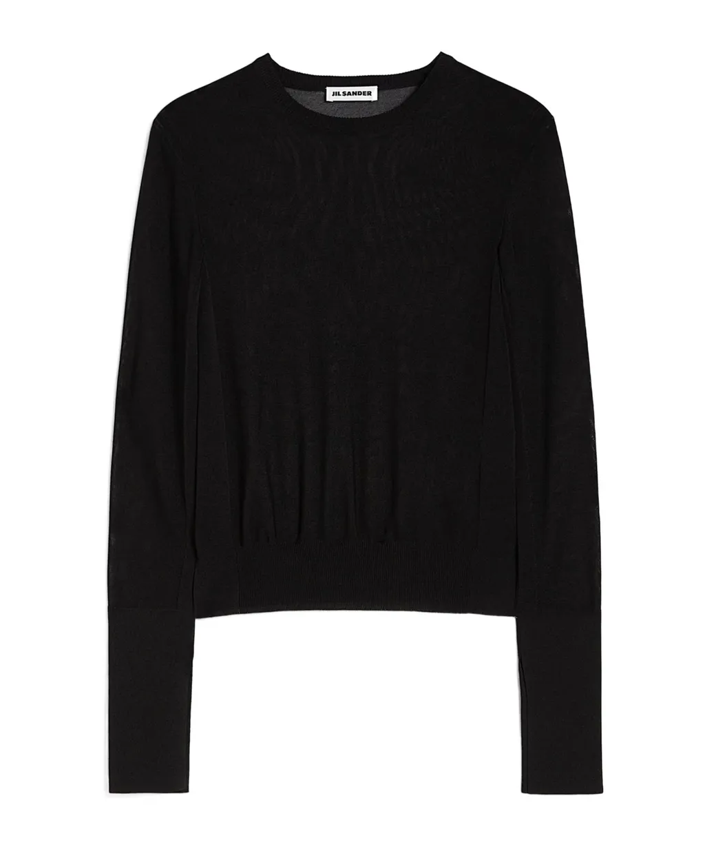Crew-Neck Knitted Jumper
