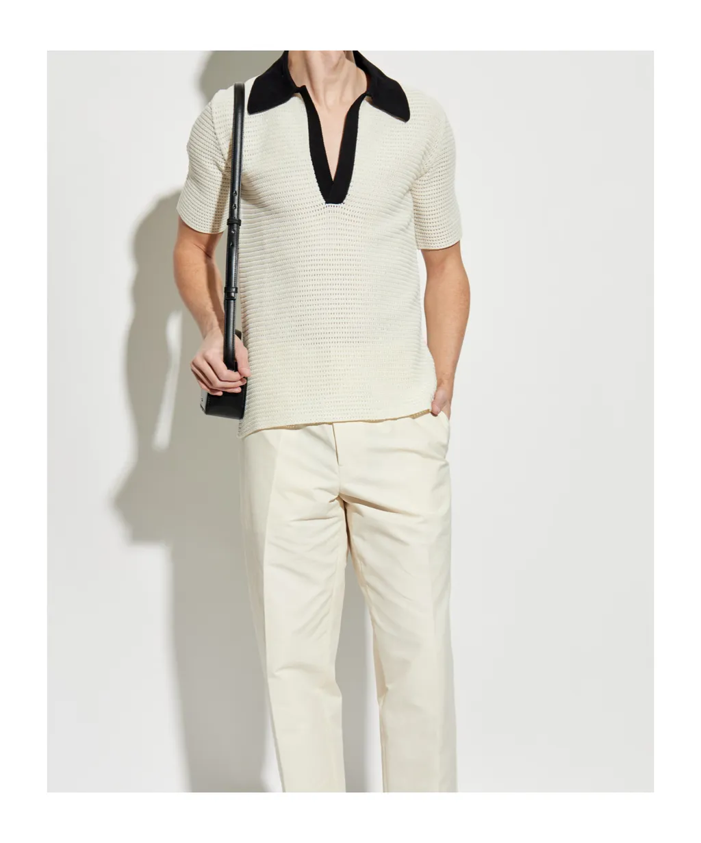 Knitted Polo Shirt