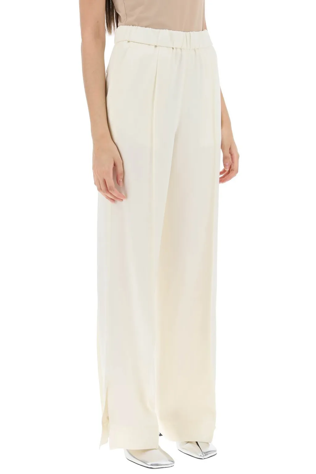Wide-Leg Pocketed Trousers