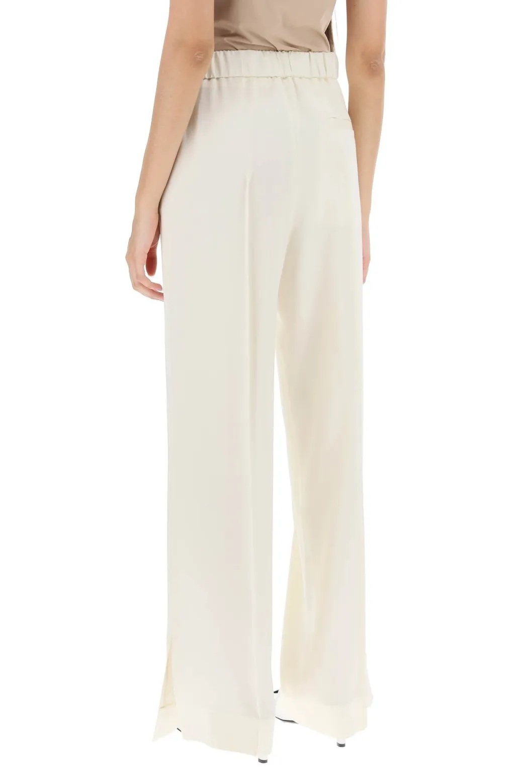 Wide-Leg Pocketed Trousers