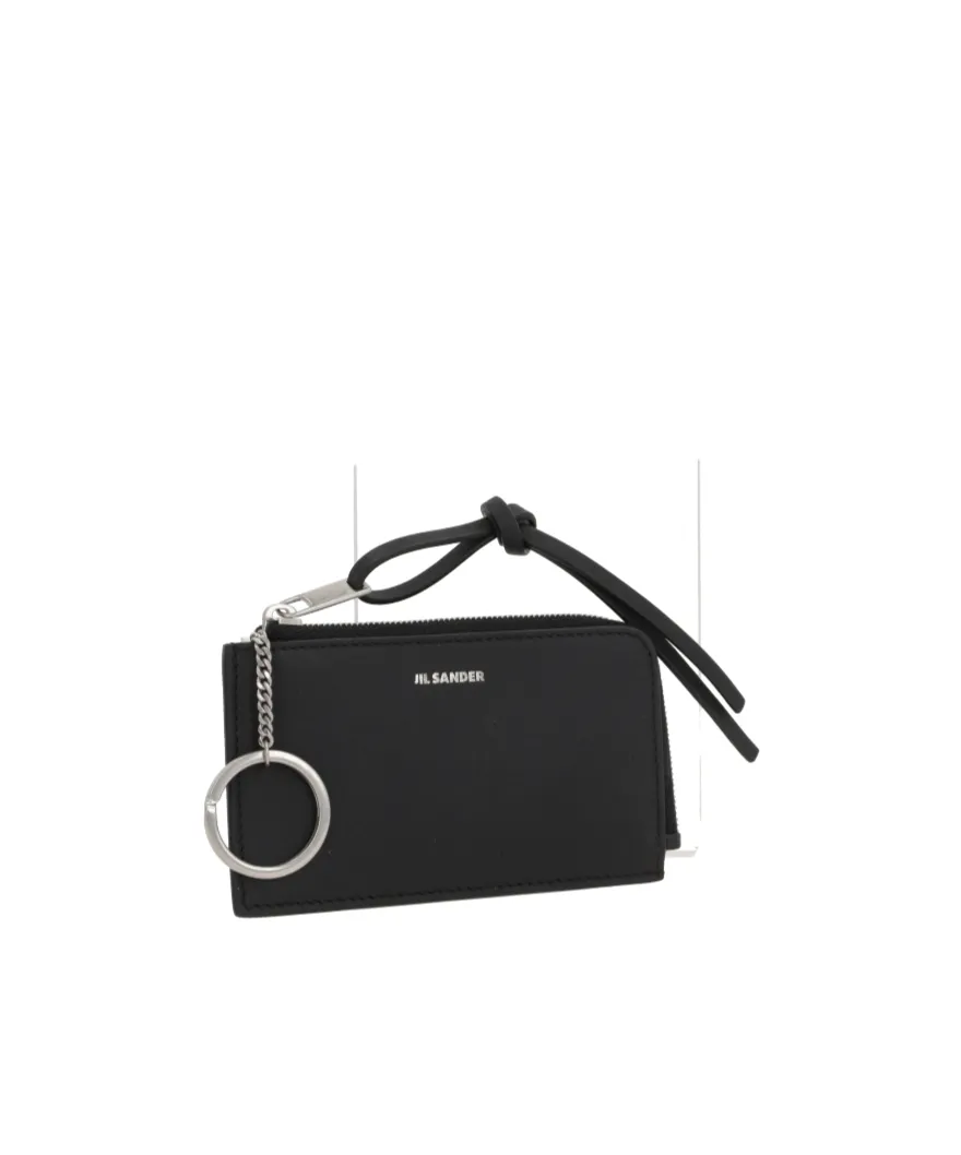 Logo Printed Zipped Wallet