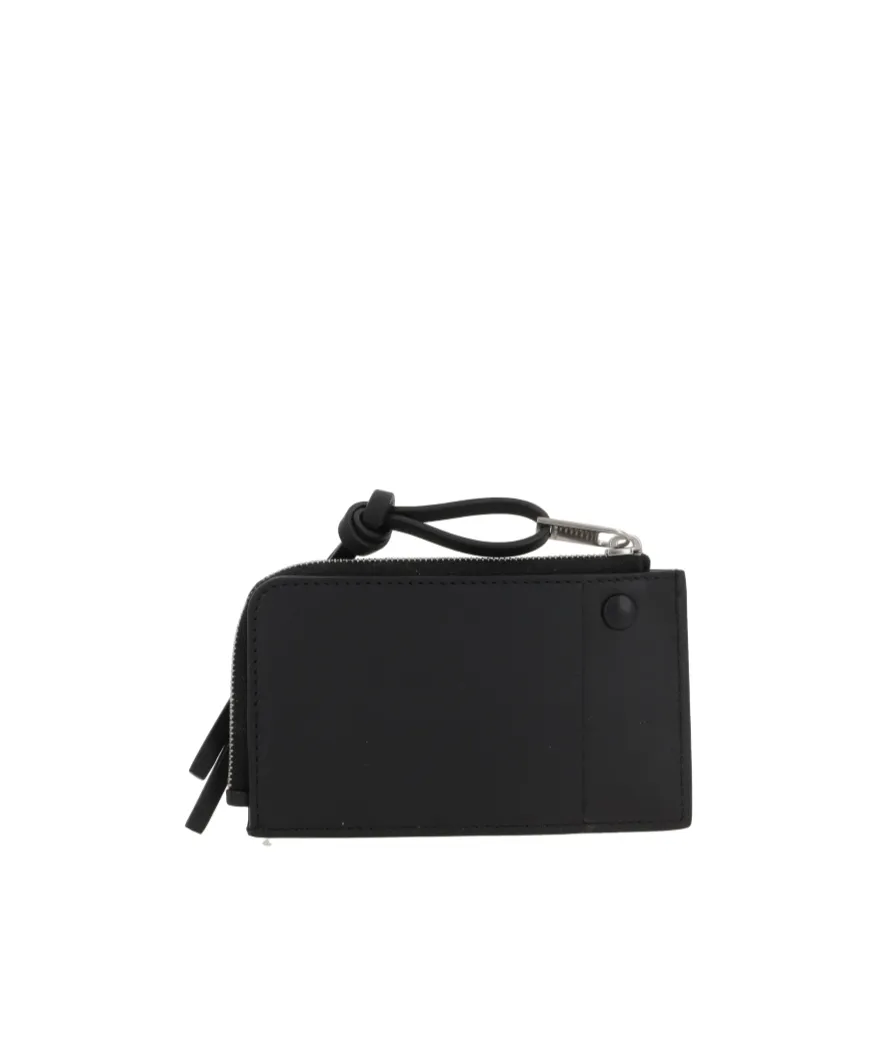 Logo Printed Zipped Wallet