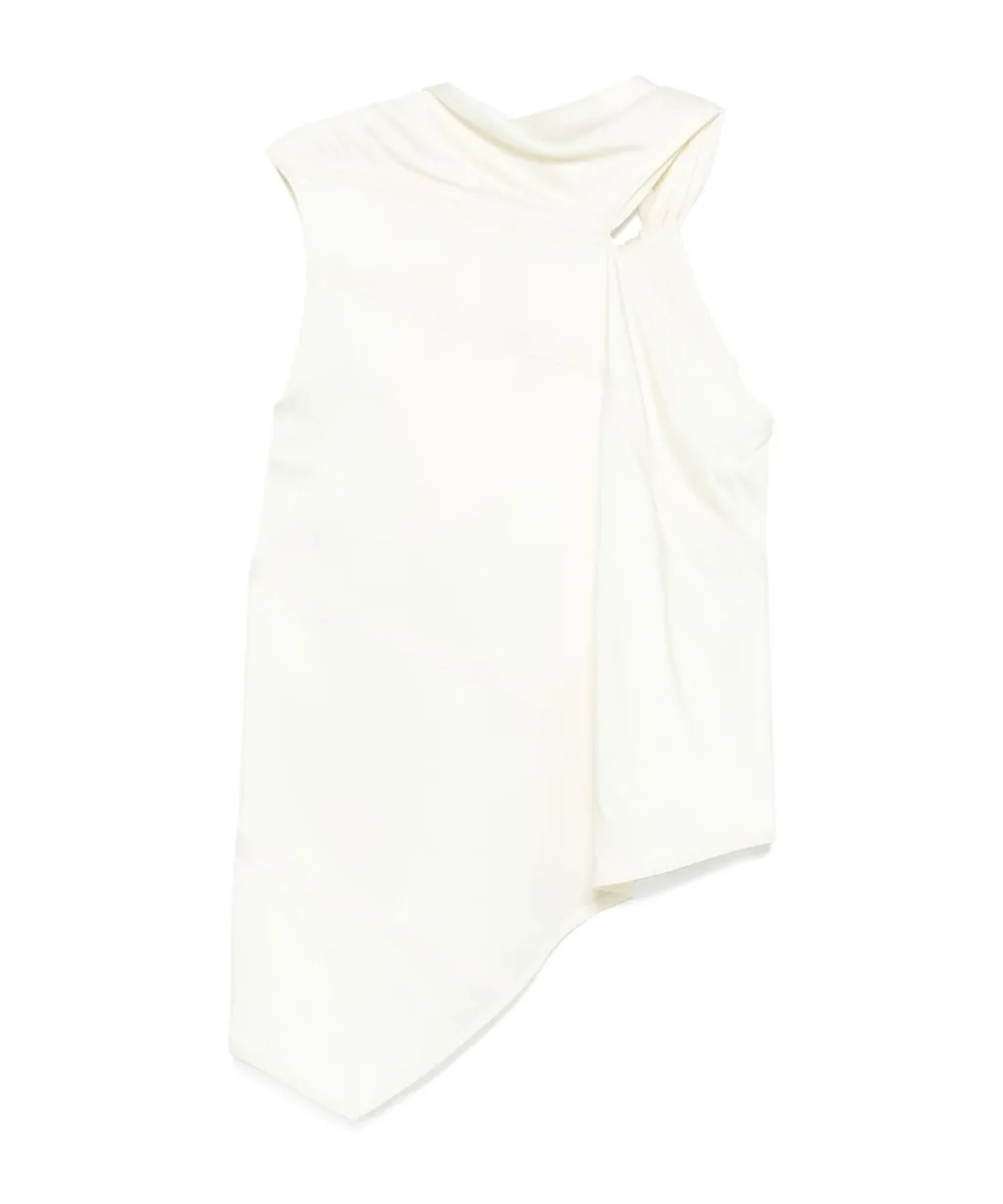 Sleeveless Knot Detailed Top