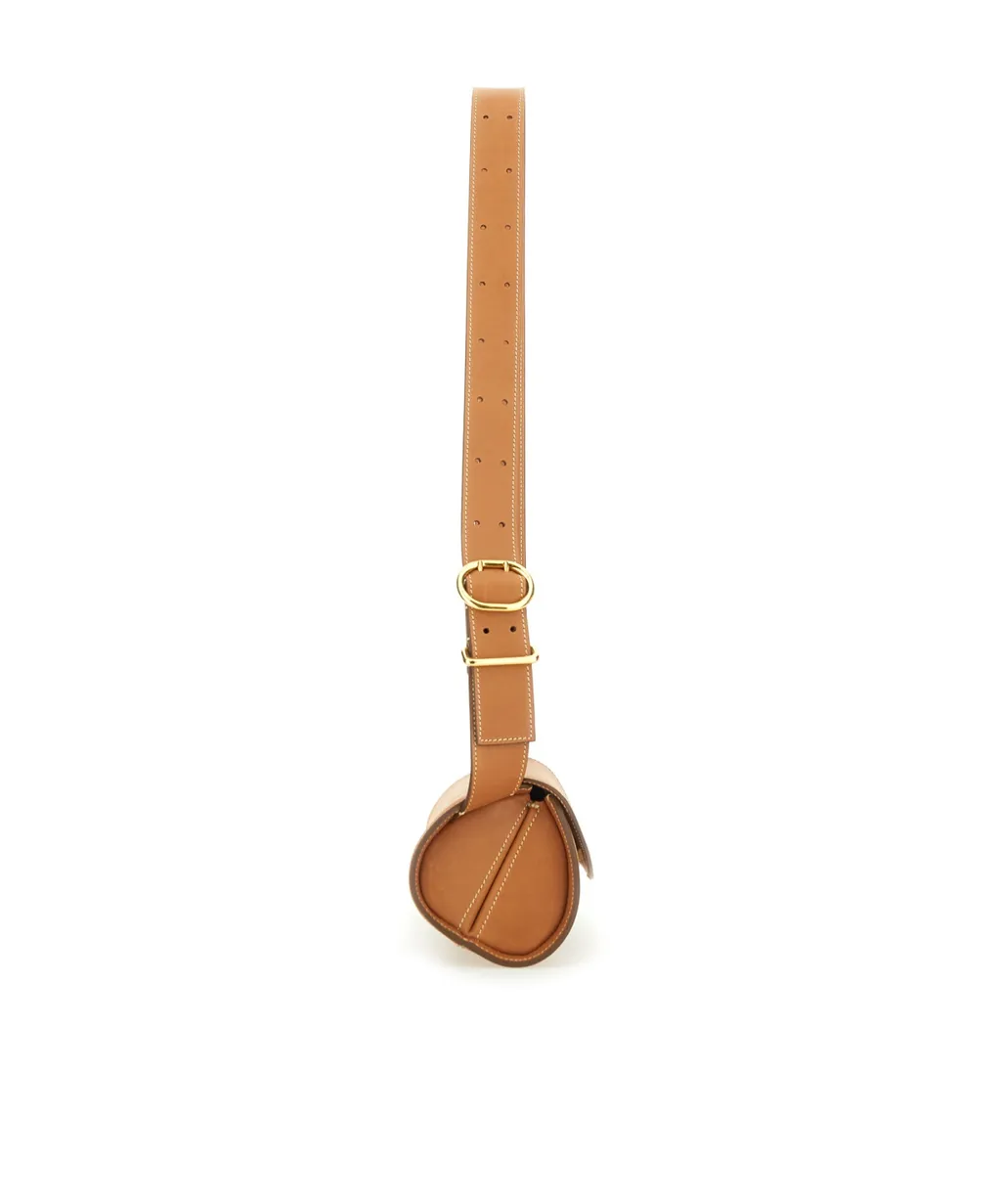 Logo Debossed Shoulder Bag