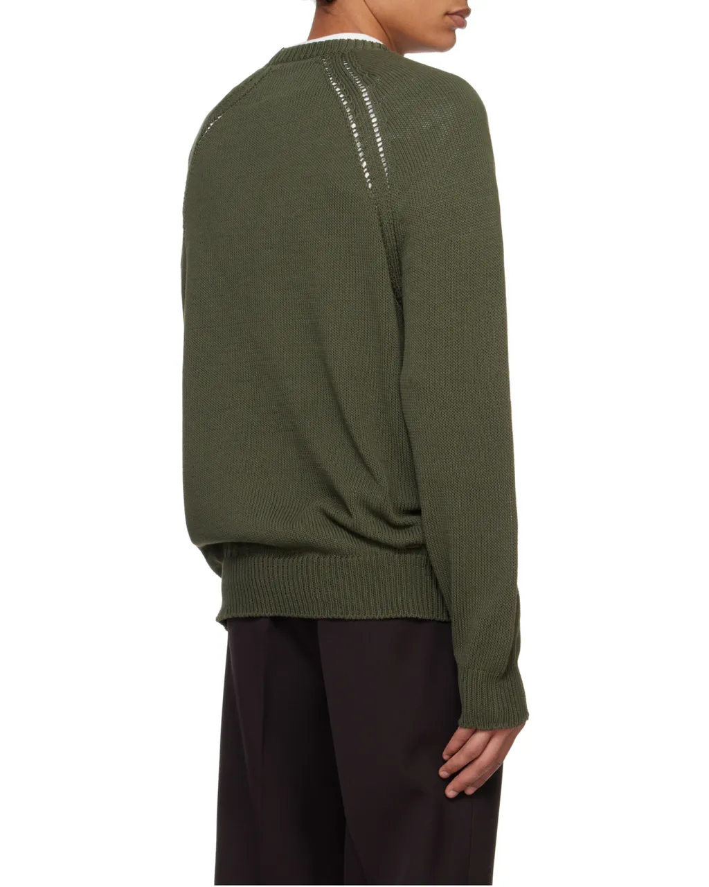 Crewneck Ribbed-Knit Jumper