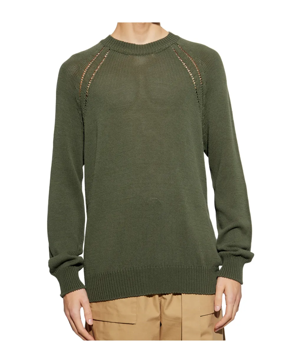 Crewneck Ribbed-Knit Jumper