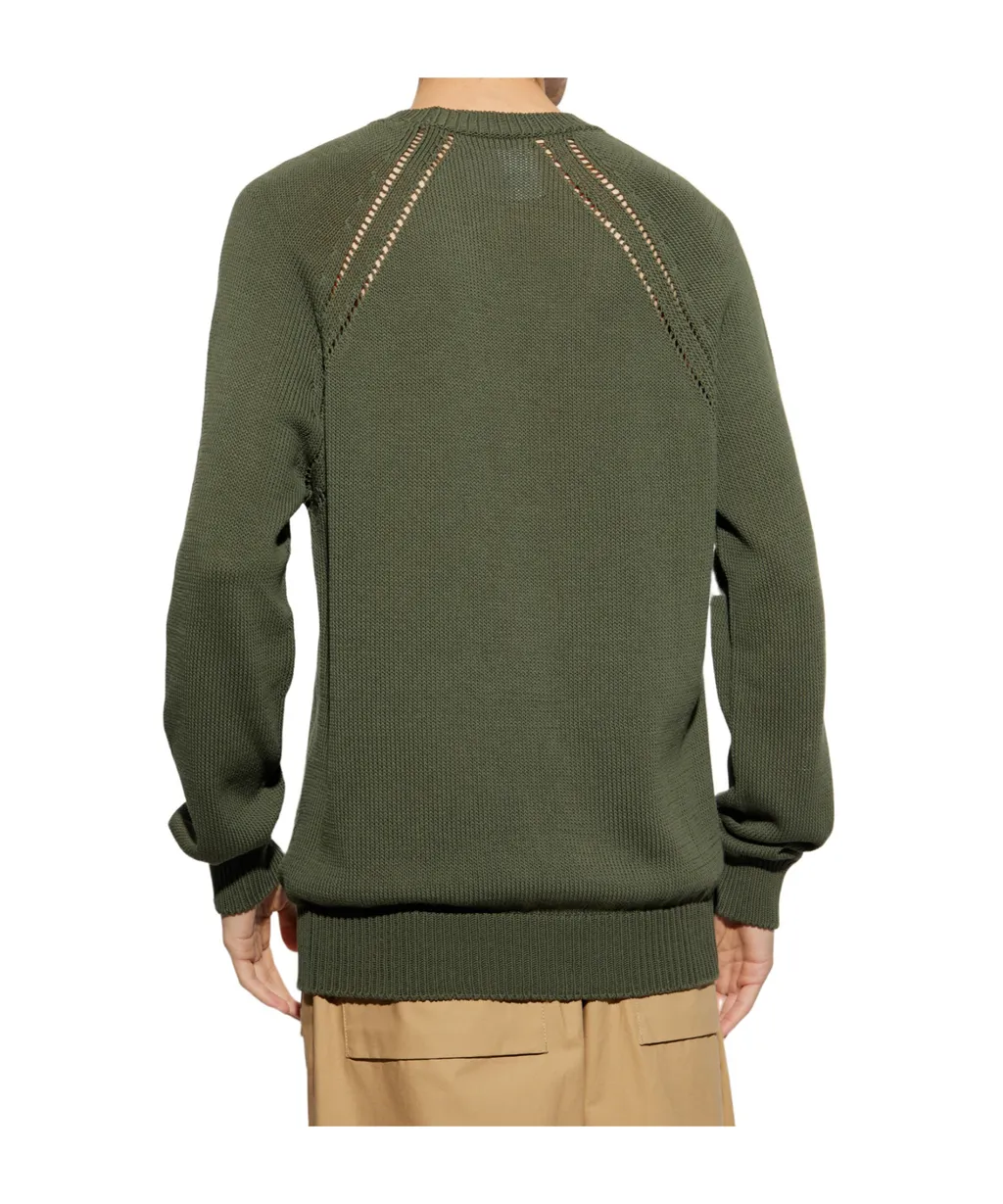 Crewneck Ribbed-Knit Jumper