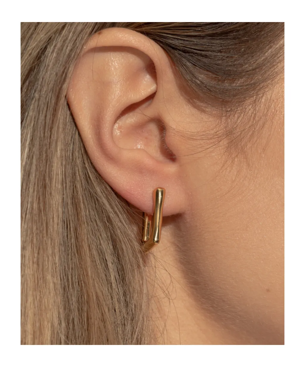 Rectangular Hoop Earrings