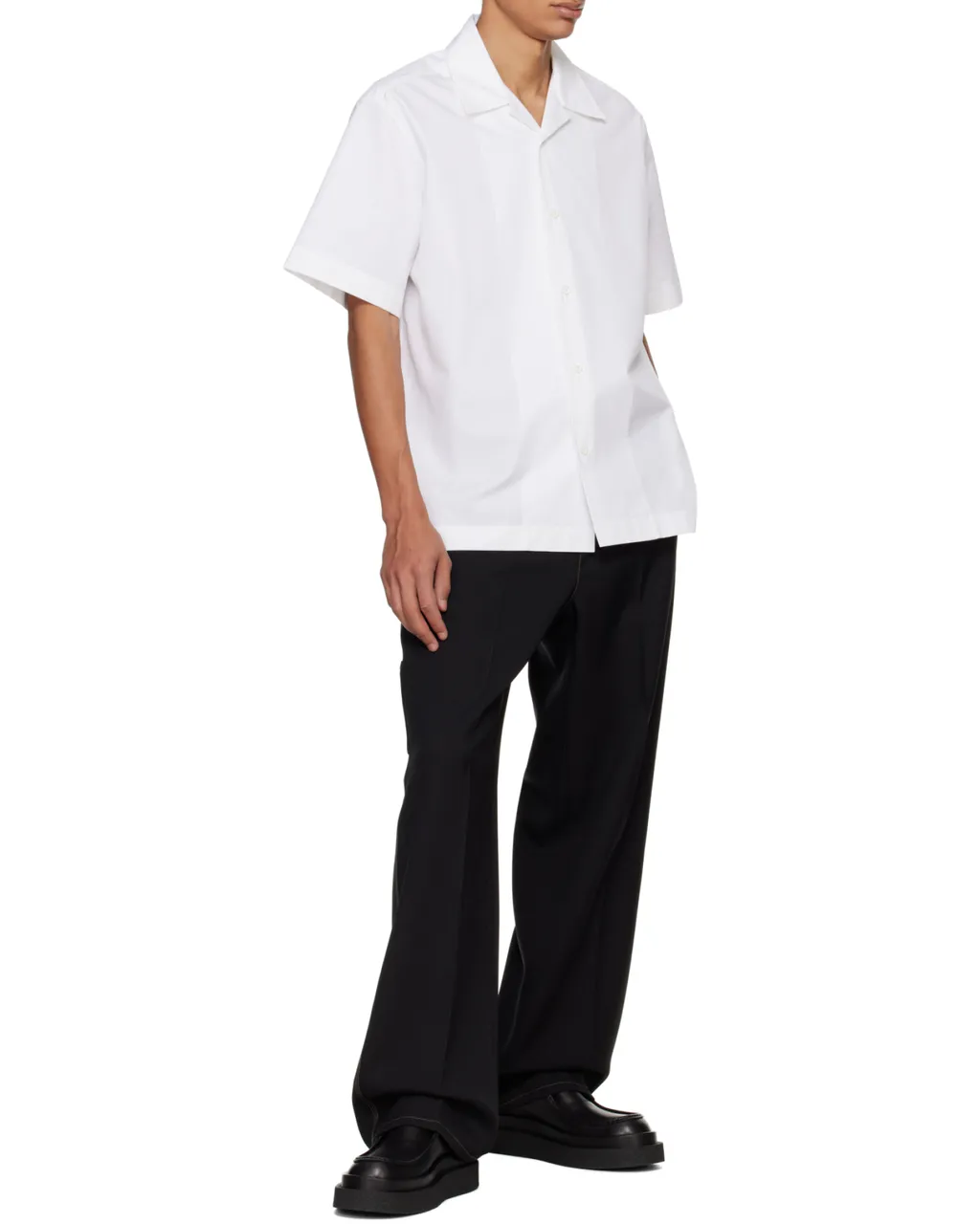 Buttoned Short-Sleeved Shirt