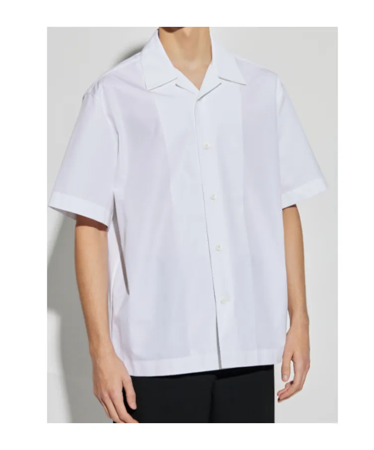 Buttoned Short-Sleeved Shirt