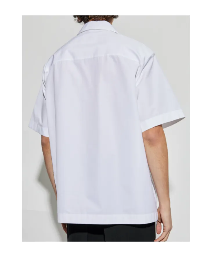 Buttoned Short-Sleeved Shirt