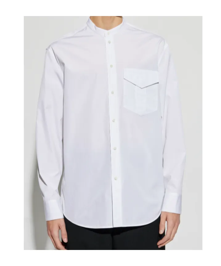 Flap Pocket Long-Sleeved Shirt
