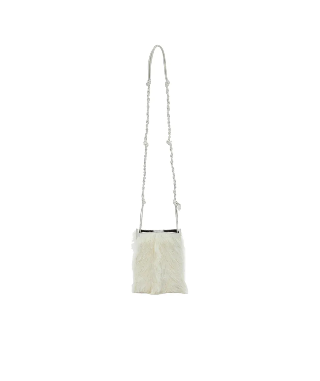 Tangle Shearling Small Crossbody Bag
