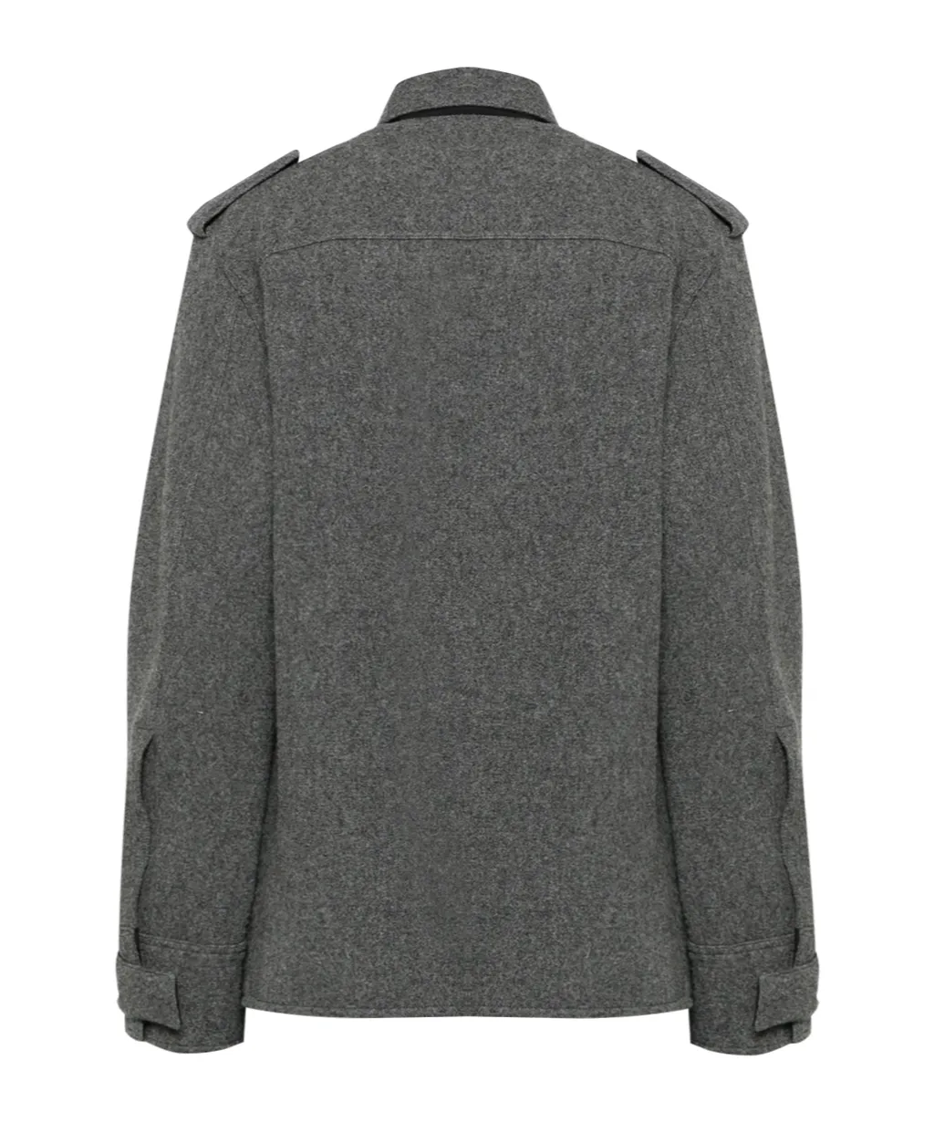 Textured Zipped Shirt