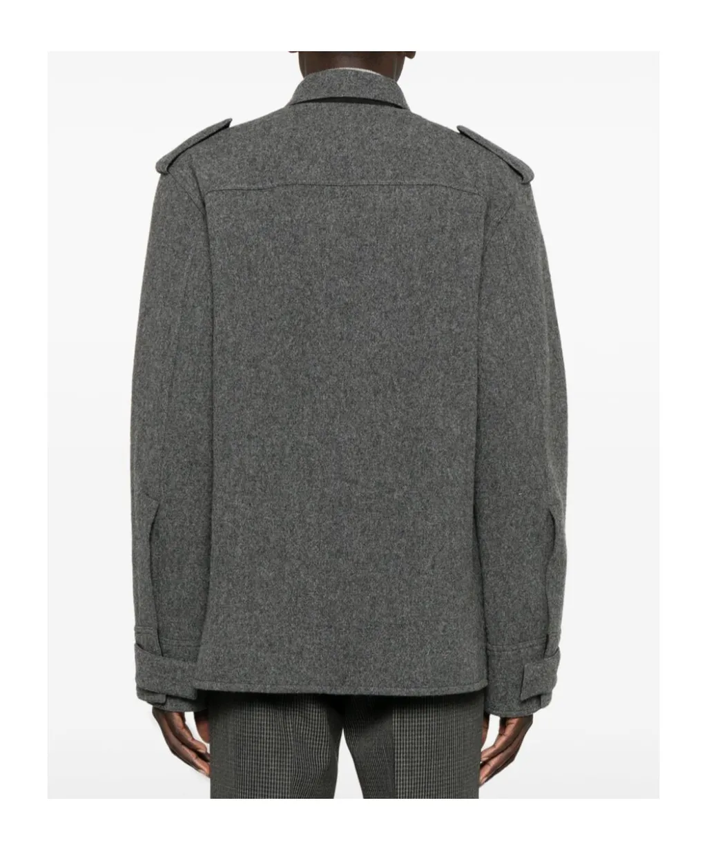 Textured Zipped Shirt