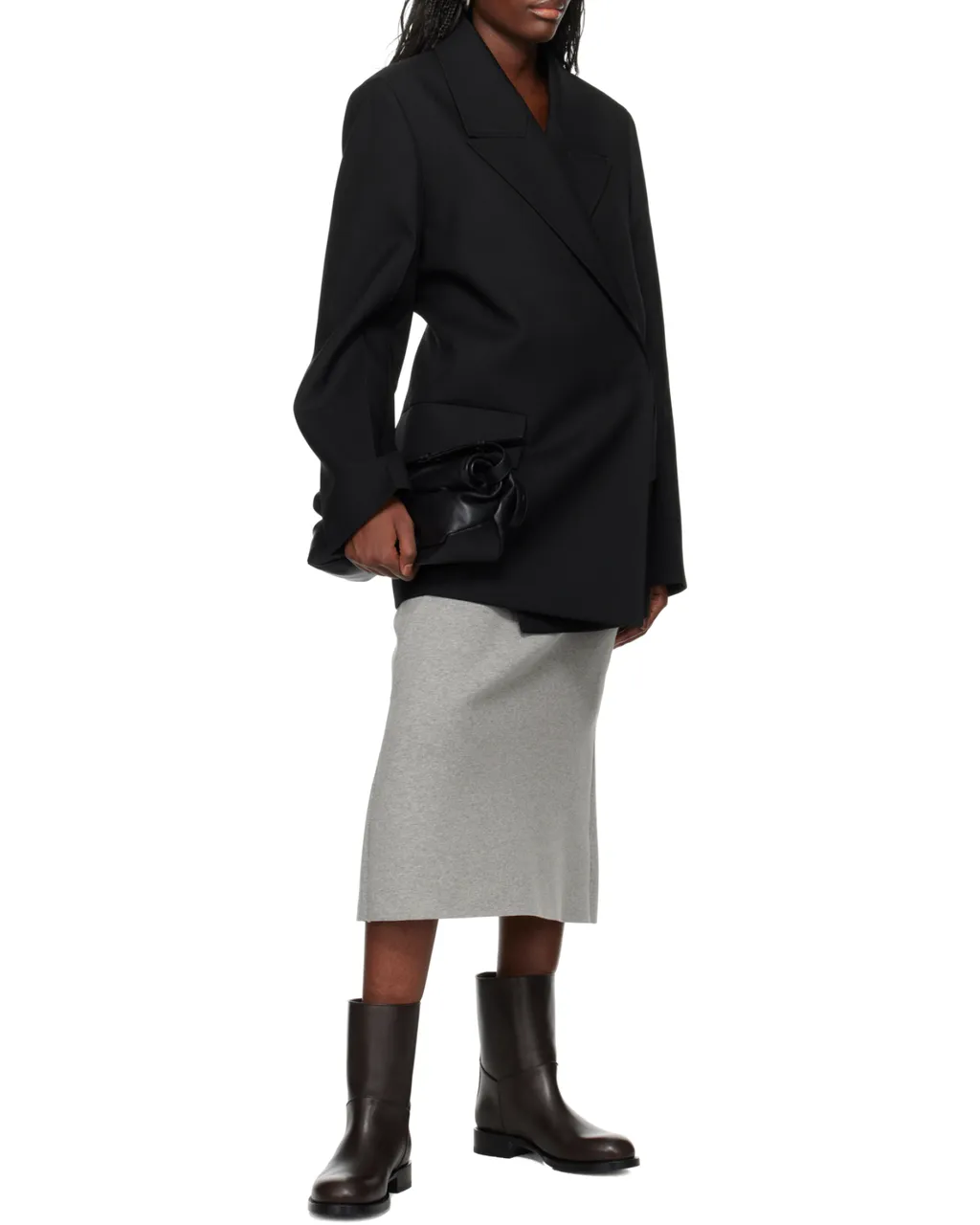 Pleated Blazer