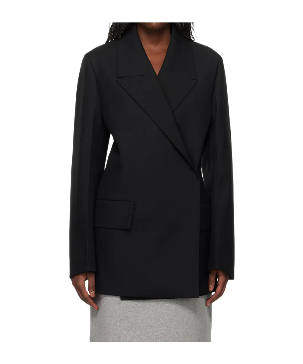 Pleated Blazer
