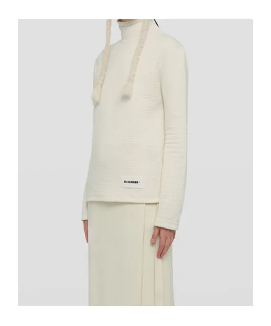 High-Neck Textured Top