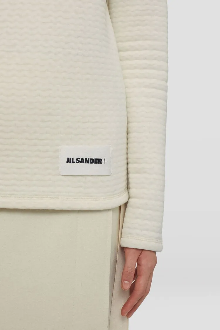 High-Neck Textured Top