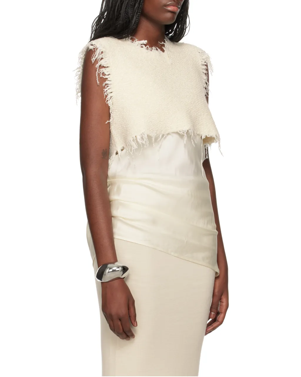 Layered-Design Sleeveless Top