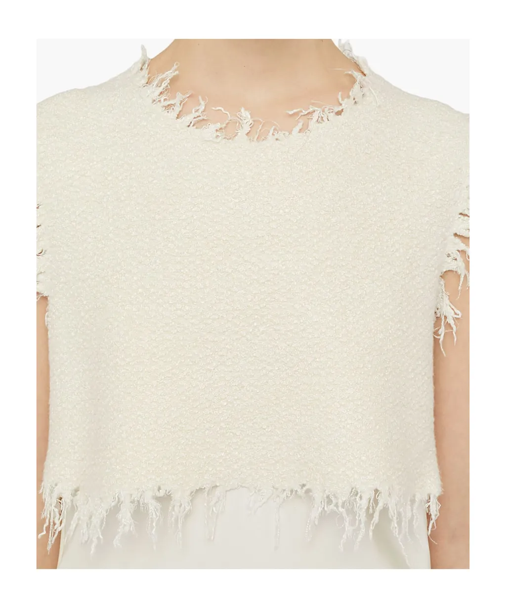 Layered-Design Sleeveless Top