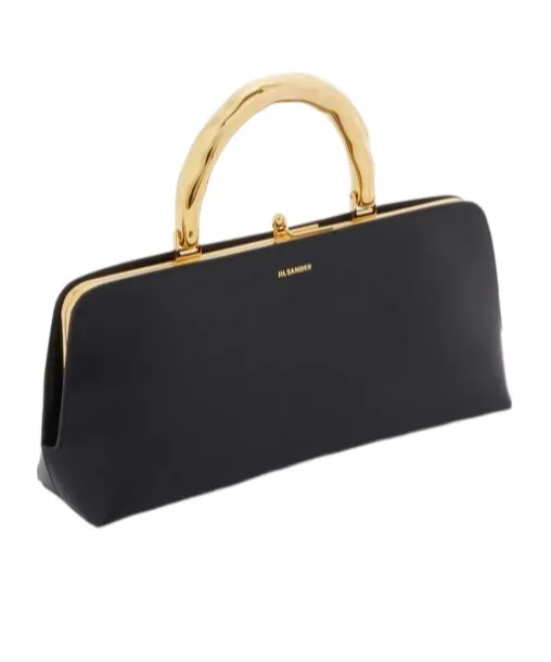 Goji Small Metallic Handled Clutch Bag