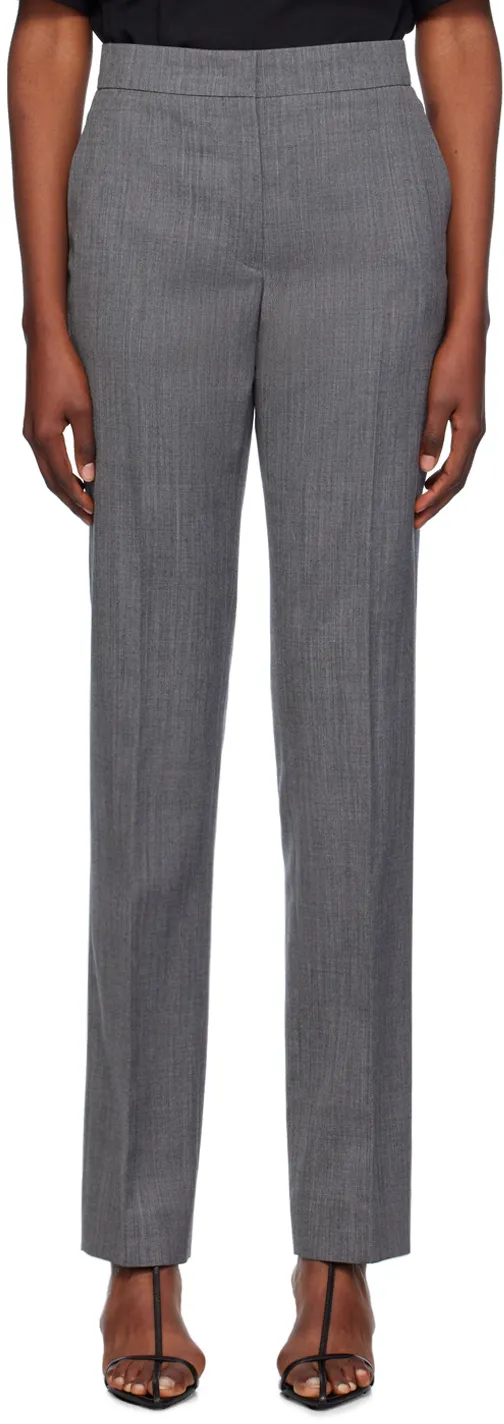 Front Pleat Tailored Trousers