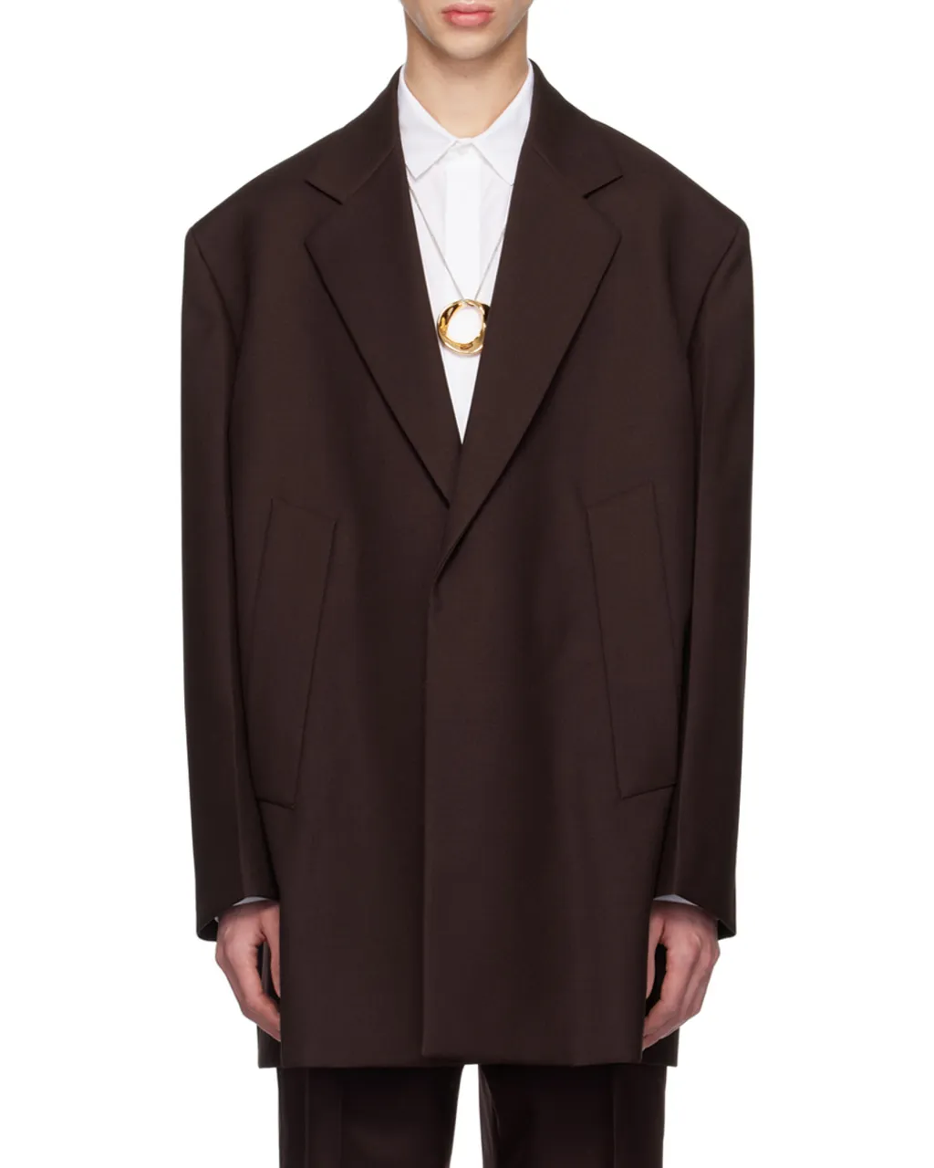 Long-Sleeved Suit Coat